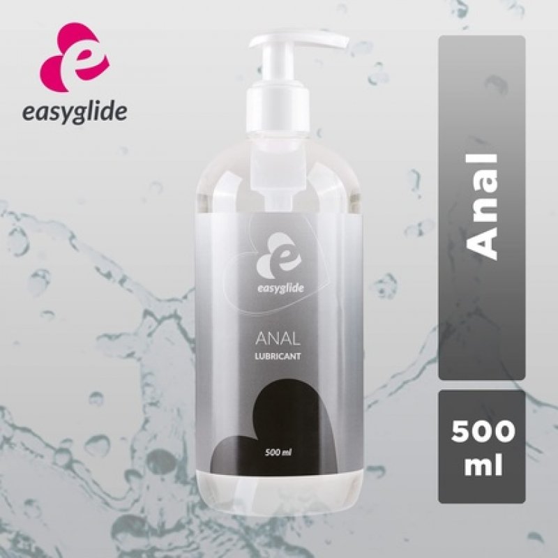 EasyGlide Water-Based Anal Lubricant - Compatible with Latex and Silicone 500ml