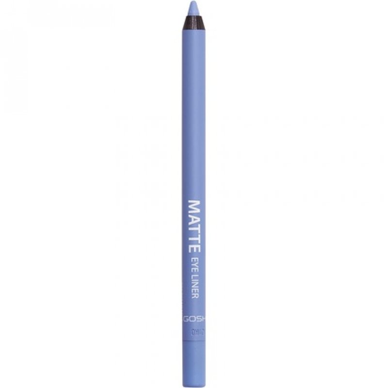 Gosh Matte Eyeliner In Bright Light Blue, Creamy Soft Texture For Easy