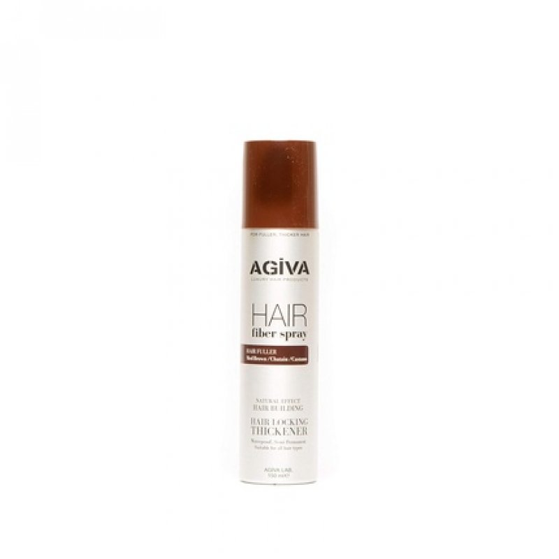 AGIVA Natural Effect Men's Hair Fiber Spray Brown 150ml