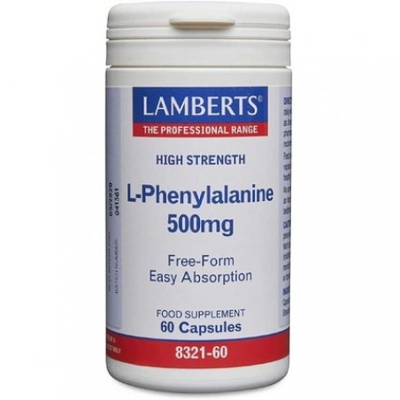 Lamberts L-Phenylalanine 500mg 60 Capsules