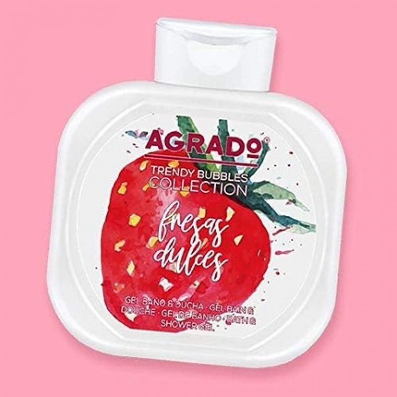 Trendy Bubbles Fruit Collection Sweet Strawberry Bath and Shower Gel 750ml