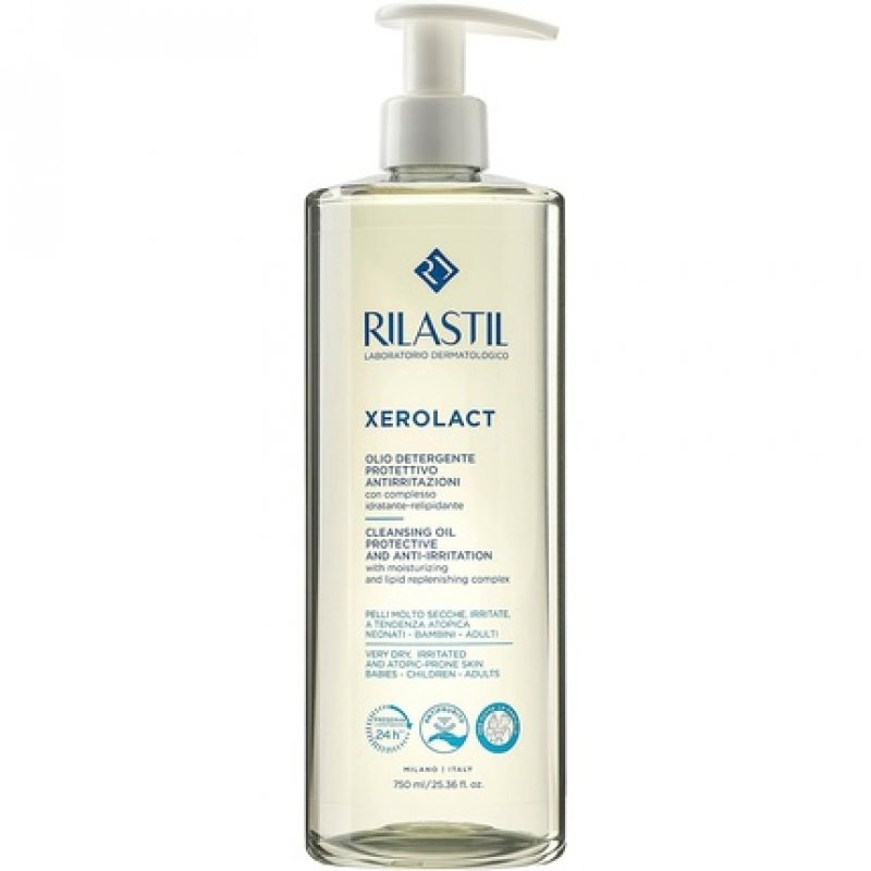 Rilastil Xerolact Protective Irritation-Resistant Cleansing Oil 750ml