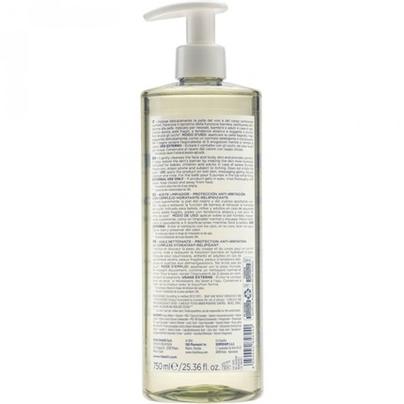 Rilastil Xerolact Protective Irritation-Resistant Cleansing Oil 750ml