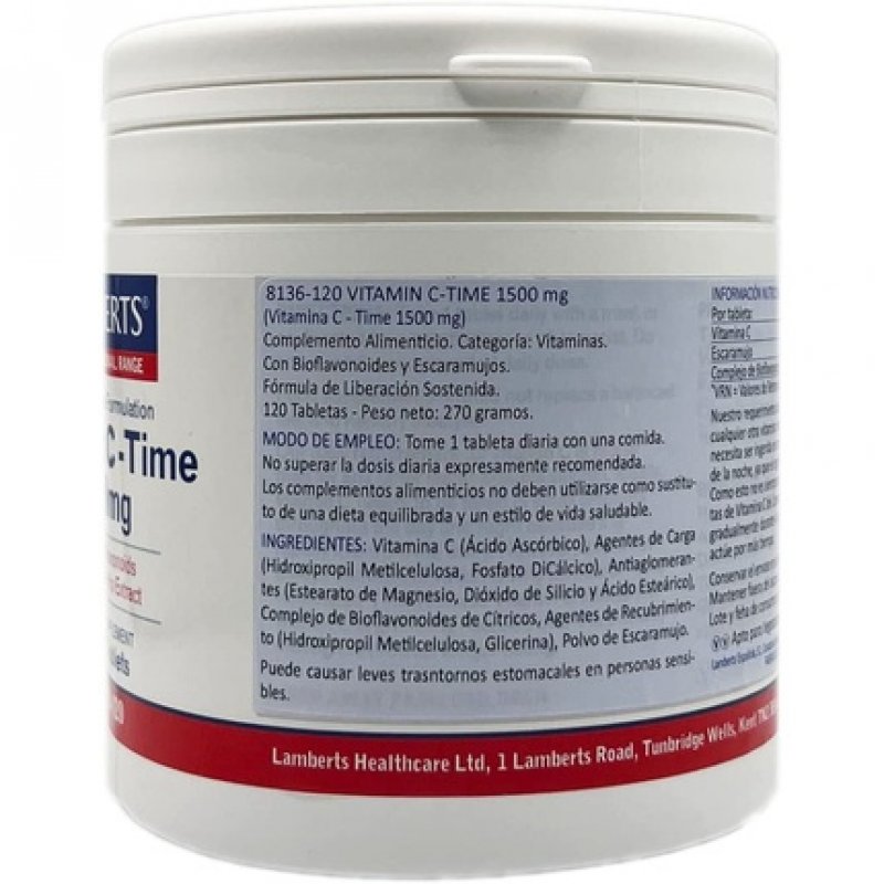 Lamberts Time Release 1500mg 120 Capsules