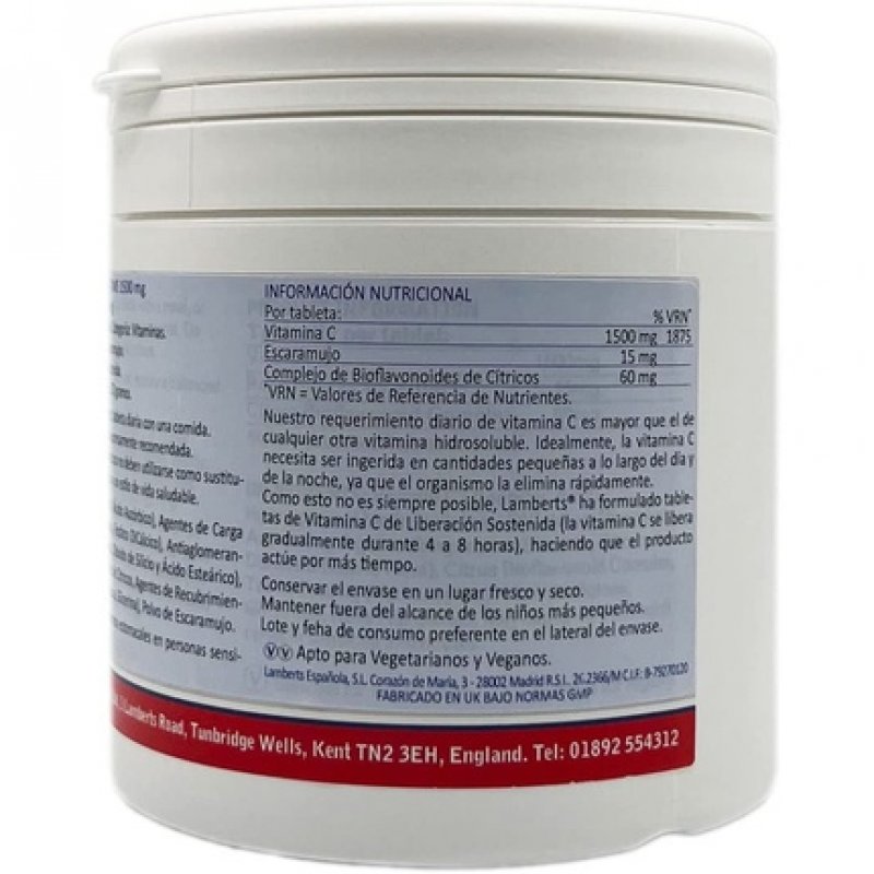 Lamberts Time Release 1500mg 120 Capsules