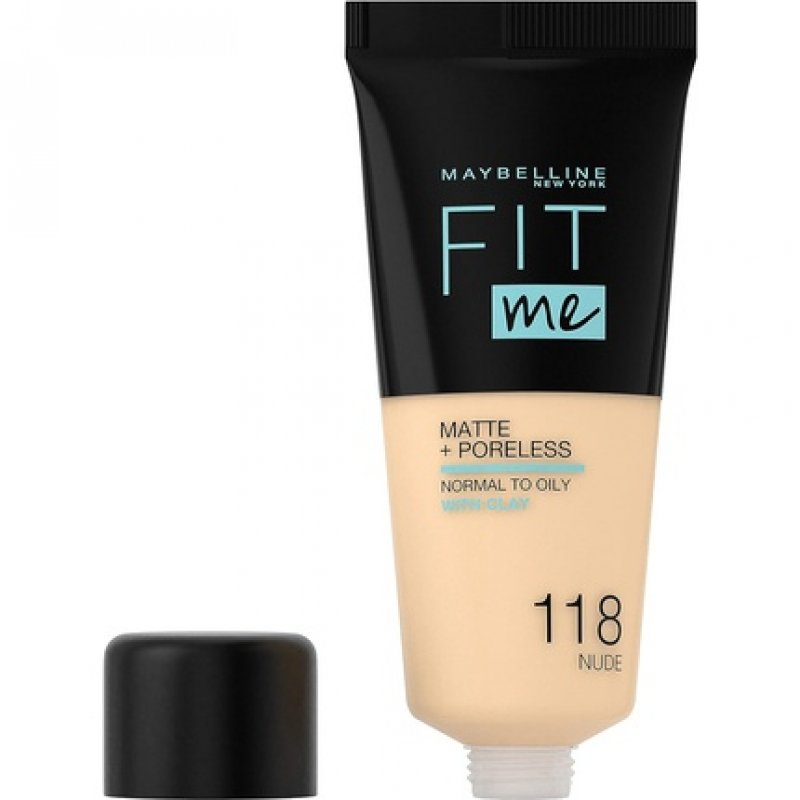 Maybelline Fit Me Matte Poreless Foundation 118 Nude 30ml
