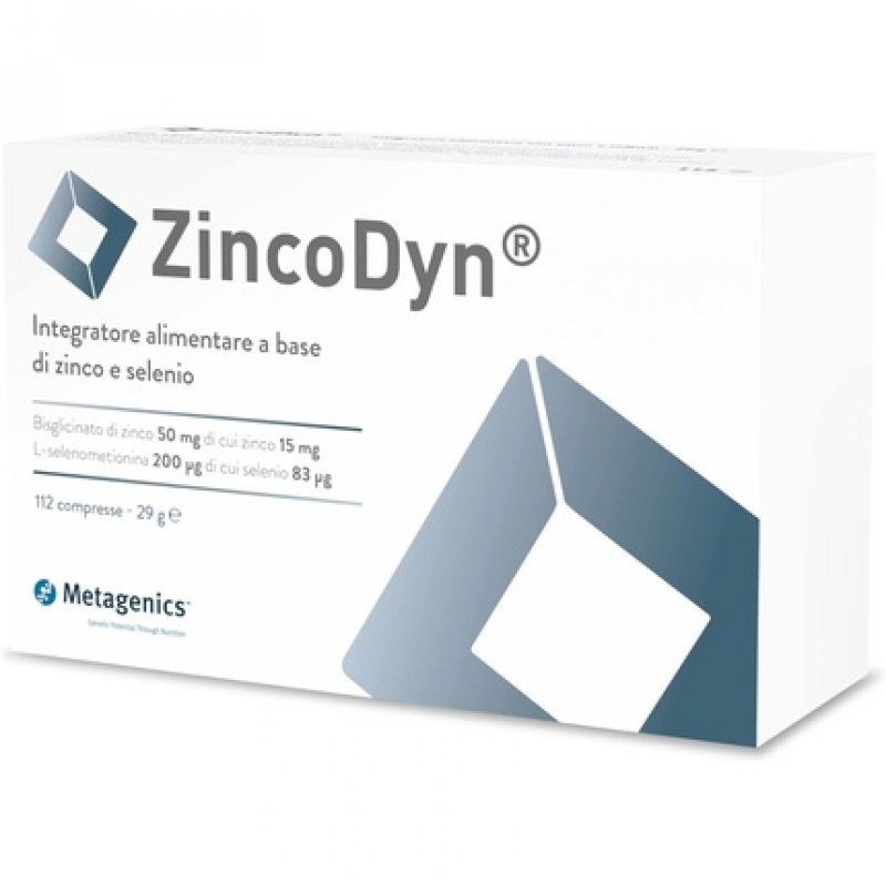 Metagenics Zincodyn Dietary Supplement Zinc and Selenium 112 Tablets