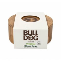 Bulldog Original Shave Soap in Bamboo Box 100g