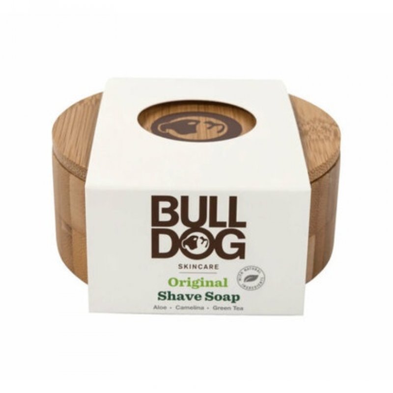 Bulldog Original Shave Soap in Bamboo Box 100g