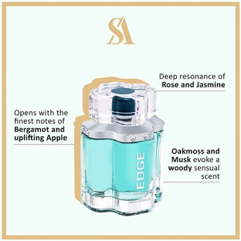 EDGE Intense by Swiss Arabian for Men 3.4 oz EDP Spray