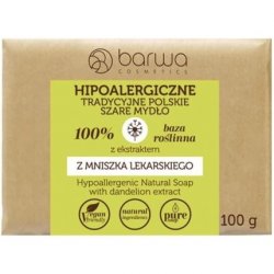 BARWA Hypoallergenic Traditional Polish Grey Soap with Dandelion 100ml