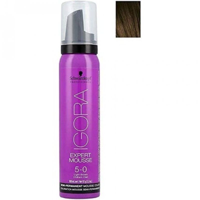 Schwarzkopf Professional Igora Expert Mousse 5-0 Light Brown 100ml