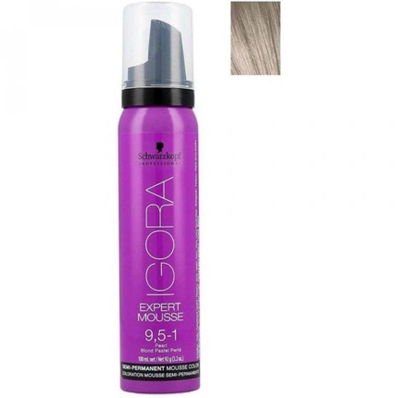 Schwarzkopf Igora Expert Mousse Semi-Permanent Colour Igora Mousse Number 9.5-1 Pearl 100ml