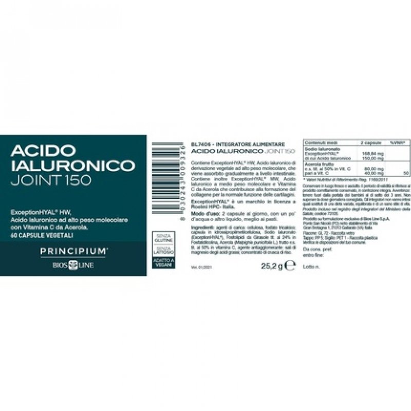 Acido Ialur Joint150 60 Capsules BSL
