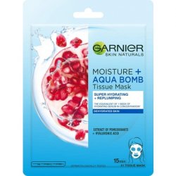 Garnier Skin Naturals Moisture Aqua Bomb Fabric Mask with Pomegranate Extract 28g