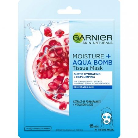 Garnier Skin Naturals Moisture Aqua Bomb Fabric Mask with Pomegranate Extract 28g