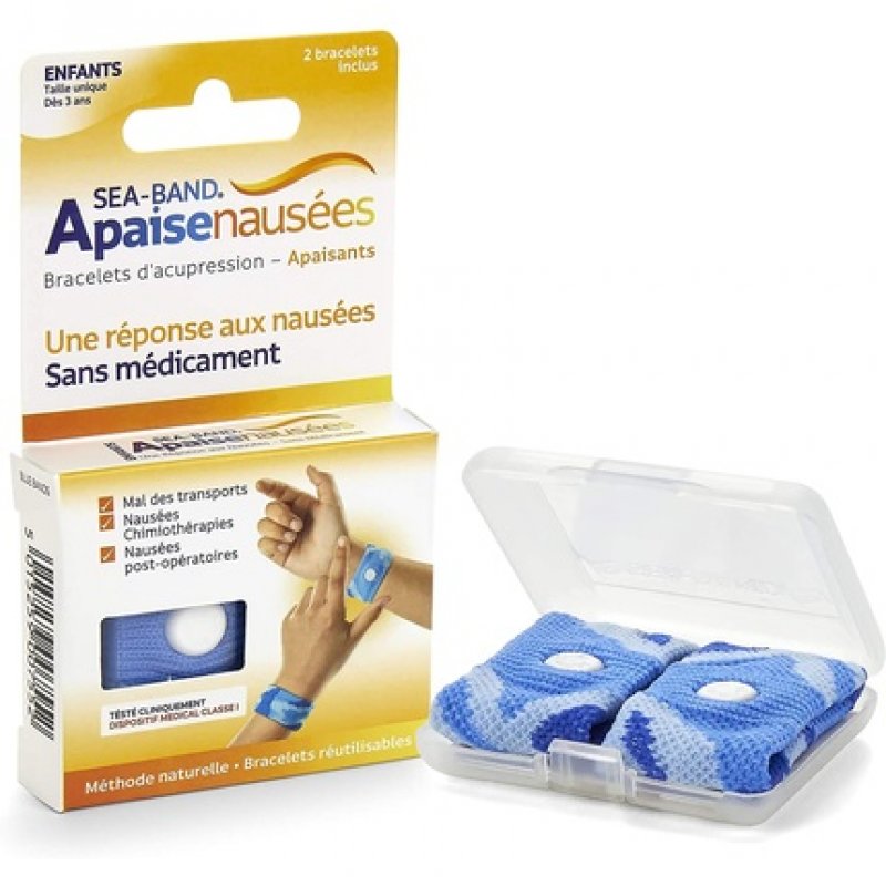 Sea Band Bracelets Blue - Pack of 2