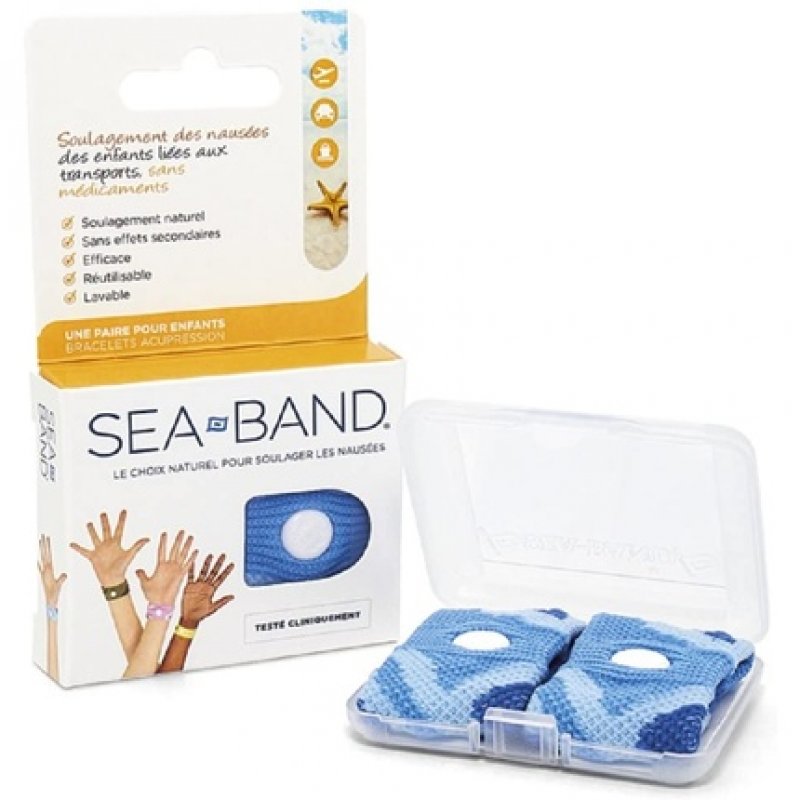 Sea Band Bracelets Blue - Pack of 2