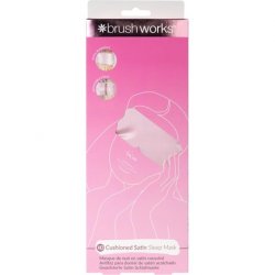 Brushworks Cushioned Satin Sleep Mask