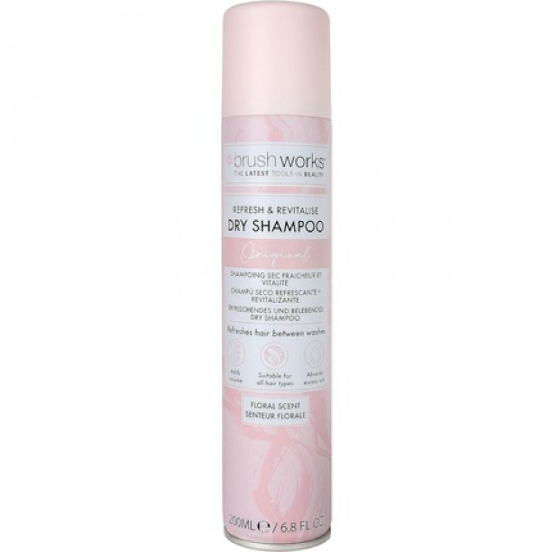 Brushworks Refresh and Revitalise Floral Dry Shampoo 200ml