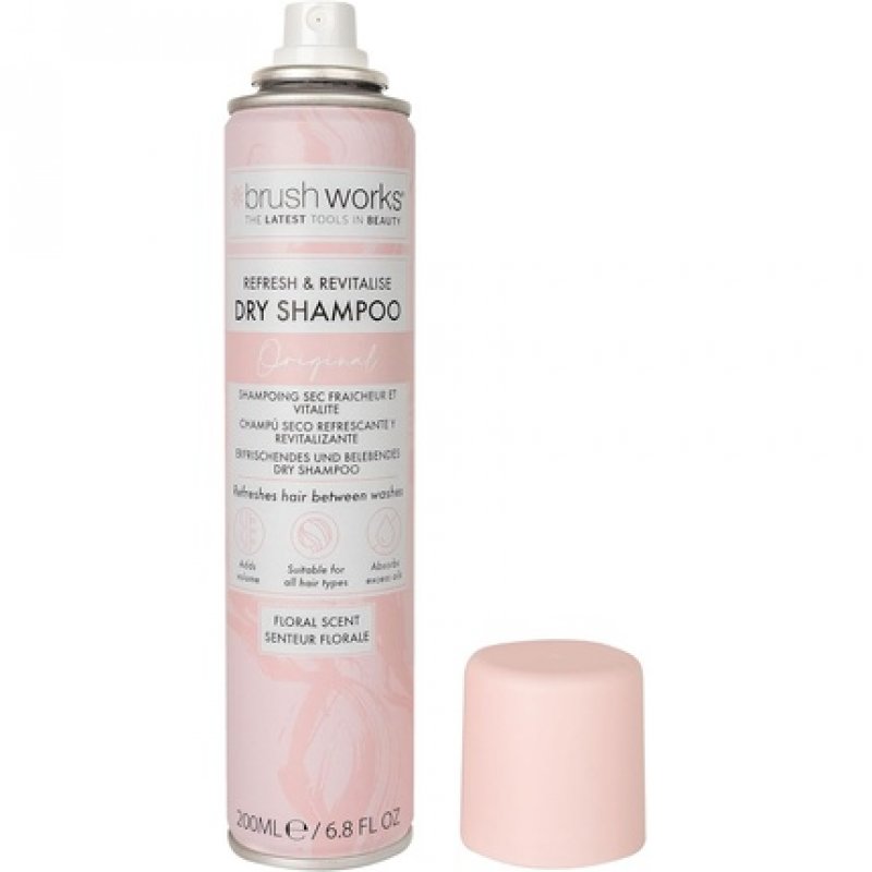 Brushworks Refresh and Revitalise Floral Dry Shampoo 200ml