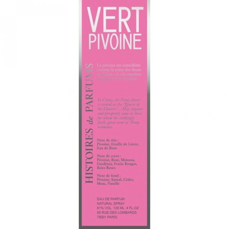 Histoire de Parfums Coul Vert PIVOI Eau de Parfum Vaporisateur Spray 120ml