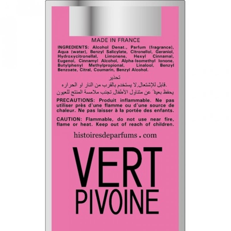 Histoire de Parfums Coul Vert PIVOI Eau de Parfum Vaporisateur Spray 120ml