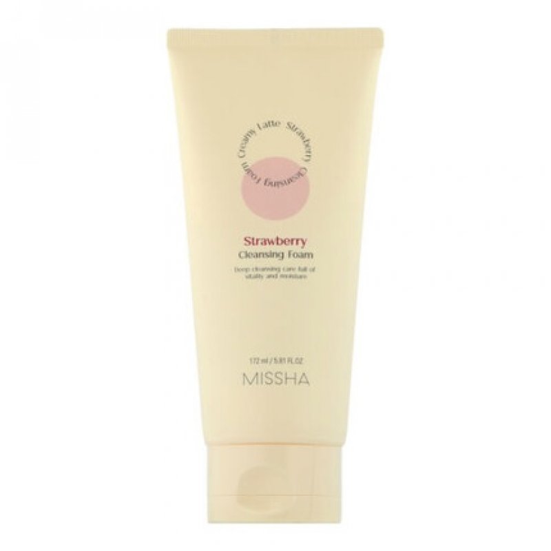 Missha Creamy Latte Cleansing Foam Strawberry 172ml