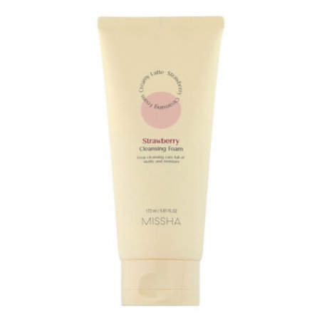 Missha Creamy Latte Cleansing Foam Strawberry 172ml