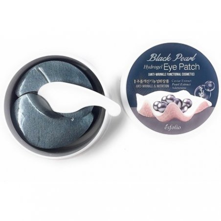 Esfolio Black Pearl Hydrogel Eye Patch Anti-Wrinkle Functional Cosmetic Fine Lines Brightening Rejuvenation Dark Circles