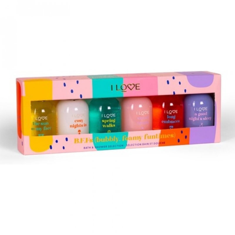 I Love B.F.F's Bubly Foamy Funtimes Shower Gel Gift Set