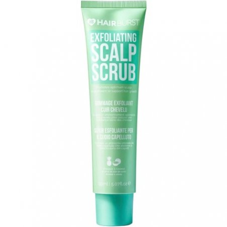 Hair Burst Exfoliating Scalp Scrub with Probiotics, Menthol, Bamboo & Coconut Oil - Pre Shampoo Usage, Silicone Free