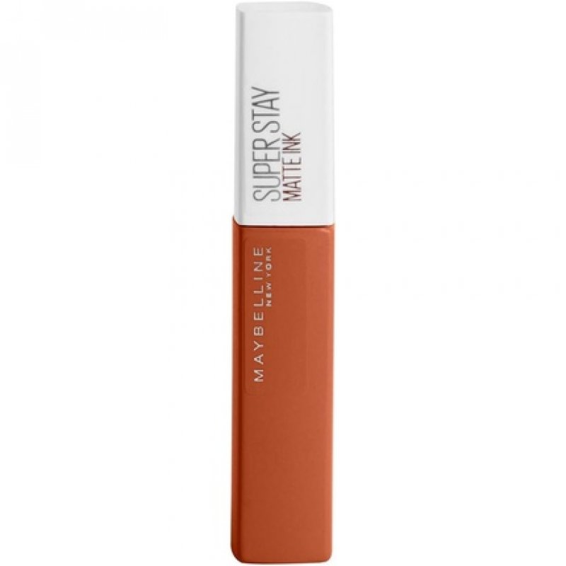 Maybelline Superstay Matte Ink Longlasting Liquid Orange Nude Lipstick 12 Hour Wear Non Drying 135 Globe Trotter