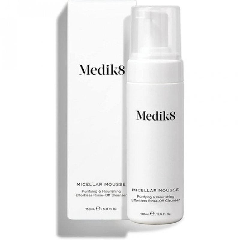 Medik8 Micellar Mousse Face Wash Makeup Remover 150ml