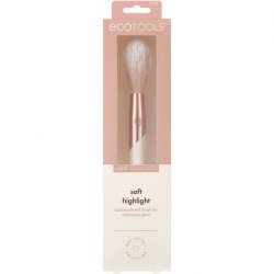 EcoTools Luxe Soft Highlighter Makeup Face Powder Brush Luminous Glow Pink