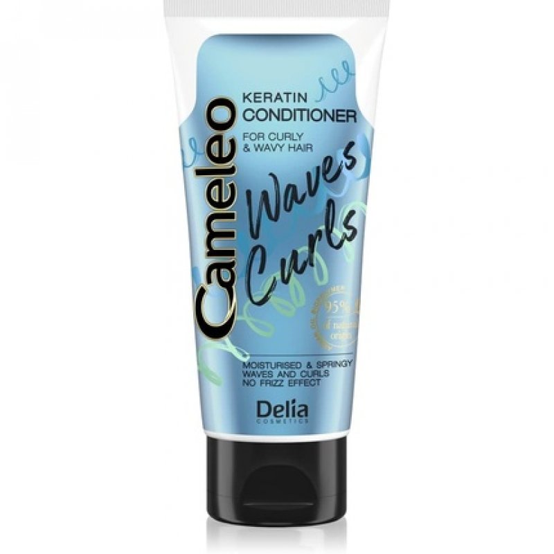 Cameleo Waves & Curls Keratin Hair Care Conditioner for Curly and Wavy Hair 200ml