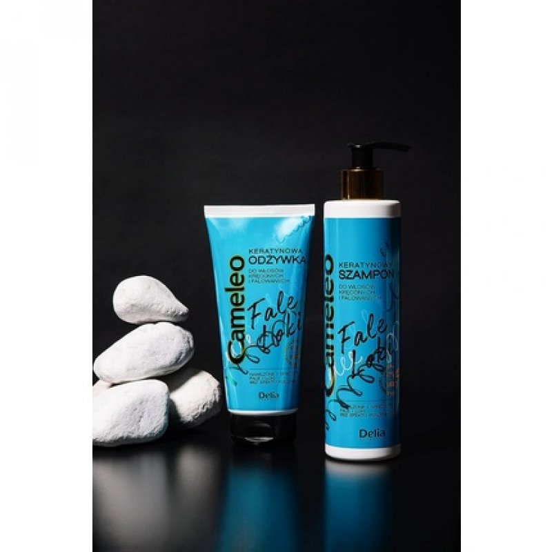 Cameleo Waves & Curls Keratin Hair Care Conditioner for Curly and Wavy Hair 200ml