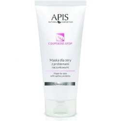 APIS Couperose Stop Mask for Skin with Couperose Problems with Vitamin C, Kiwi, Lemon, Dog Rose, Ginkgo Relief of