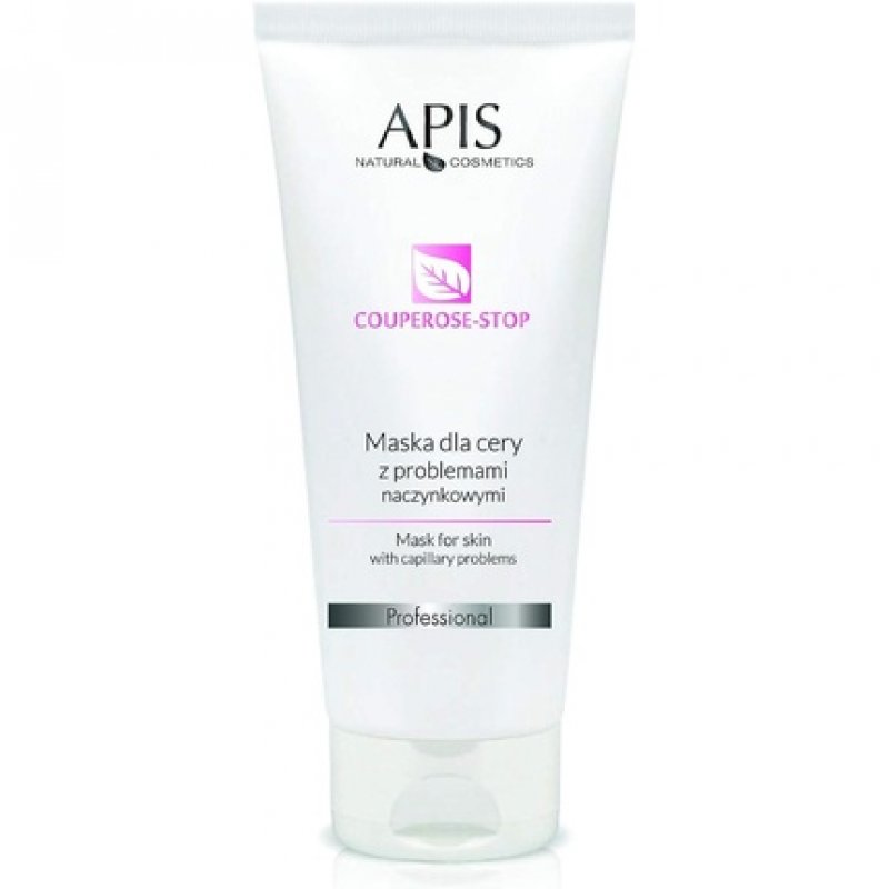 APIS Couperose Stop Mask for Skin with Couperose Problems with Vitamin C, Kiwi, Lemon, Dog Rose, Ginkgo Relief of