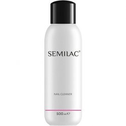 Semilac Nail Cleaner Residue Remover 500ml - Multi-Purpose Isopropanol Hybrid Nail Polish Remover for Nail Plates and