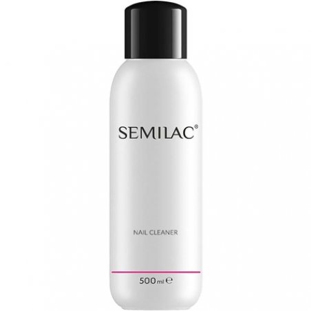 Semilac Nail Cleaner Residue Remover 500ml - Multi-Purpose Isopropanol Hybrid Nail Polish Remover for Nail Plates and