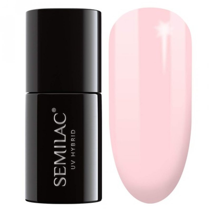 Semilac UV Nail Polish Biscuit 032 Pink 7ml - Colorful and Long-Lasting Nail Polish for Intensive Nails