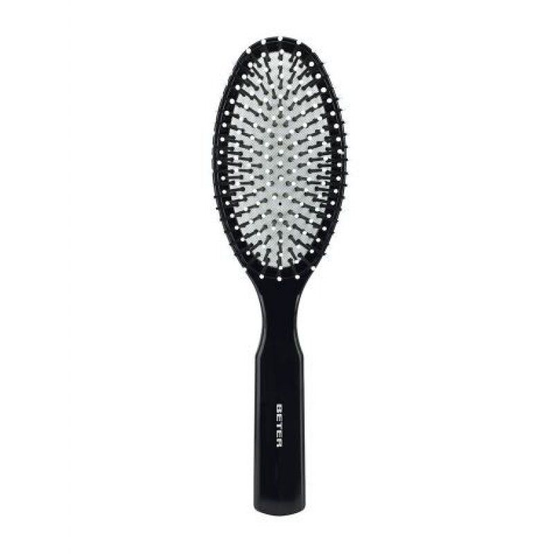 Beter 03030 brosse à cheveux et peigne Adulte Brosse à cheveux rectangulaire Noir, Blanc 1 pièce(s)