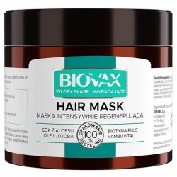 L'biotica Biovax Mask for Weak Hair with Tendency to Fall Out 250ml