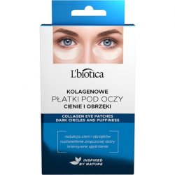 L'Biotica Collagen Under Eye Patches Reduction of Dark Circles Puffiness - 3 Pairs