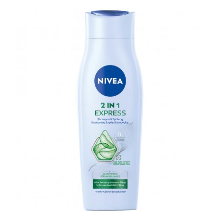 NIVEA 2in1 Mild Shampoo and Conditioner with Aloe Vera 250ml