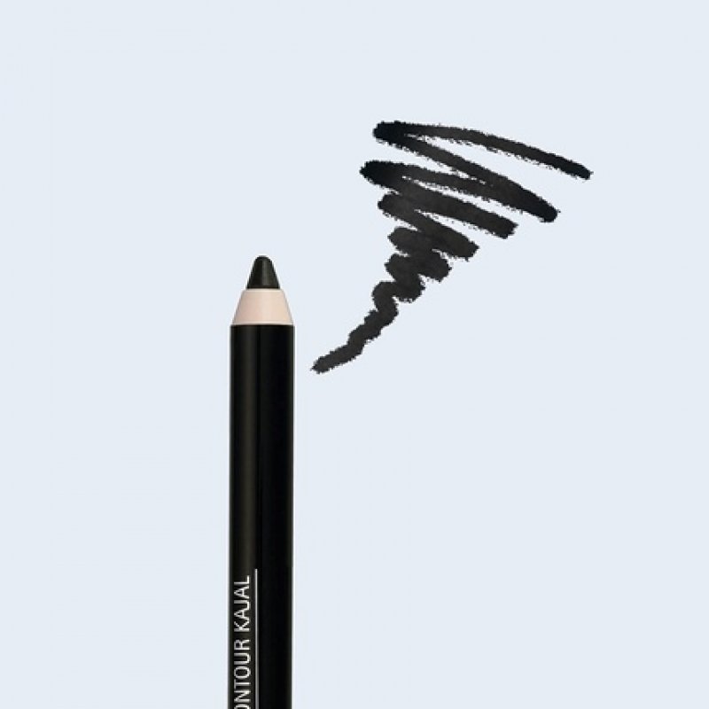 IsaDora Perfect Contour Kajal Black Eyeliner Pencil Soft Intense Hypoallergenic Long Lasting Eye Liner 60 Black