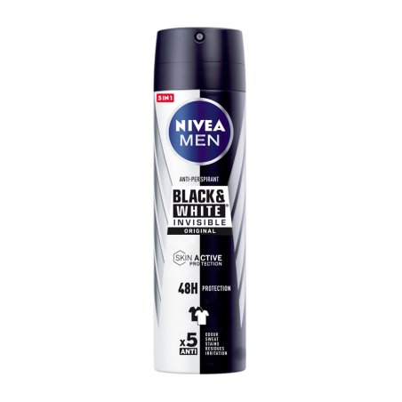 NIVEA Men Black & White Invisible Hommes Déodorant spray 200 ml 1 pièce(s)