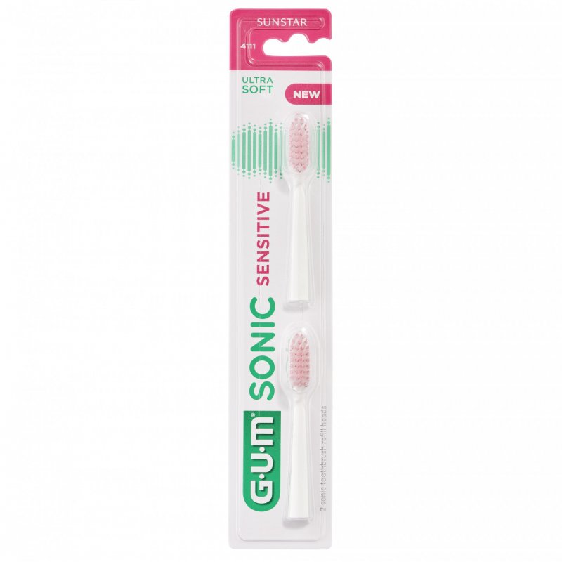 GUM Sonic Sensitive 2 pc(s) White