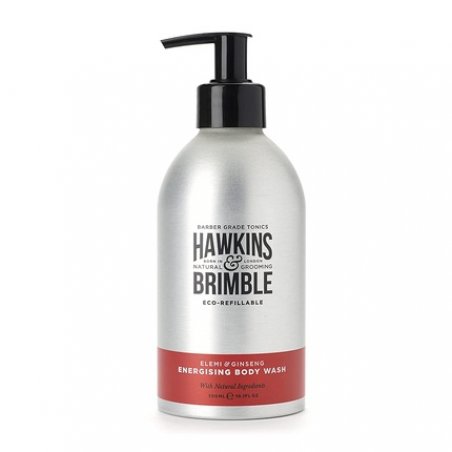 Hawkins & Brimble Men's Eco-Refillable Bodywash 300ml Moisturizing and Naturally Fragranced - Bottle for Life